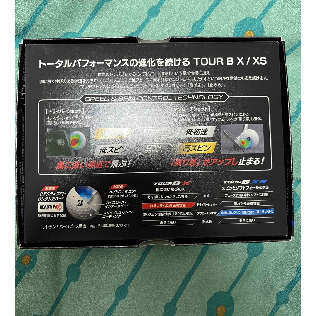 TOUR B XS パールホワイト 1ダース 2022 日本版ゴルフボール