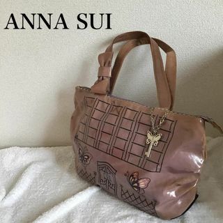 アナスイ(ANNA SUI)の激レア✨ANNA SUIアナスイ セミショルダーバッグ/トートバッグ パープル紫(ショルダーバッグ)