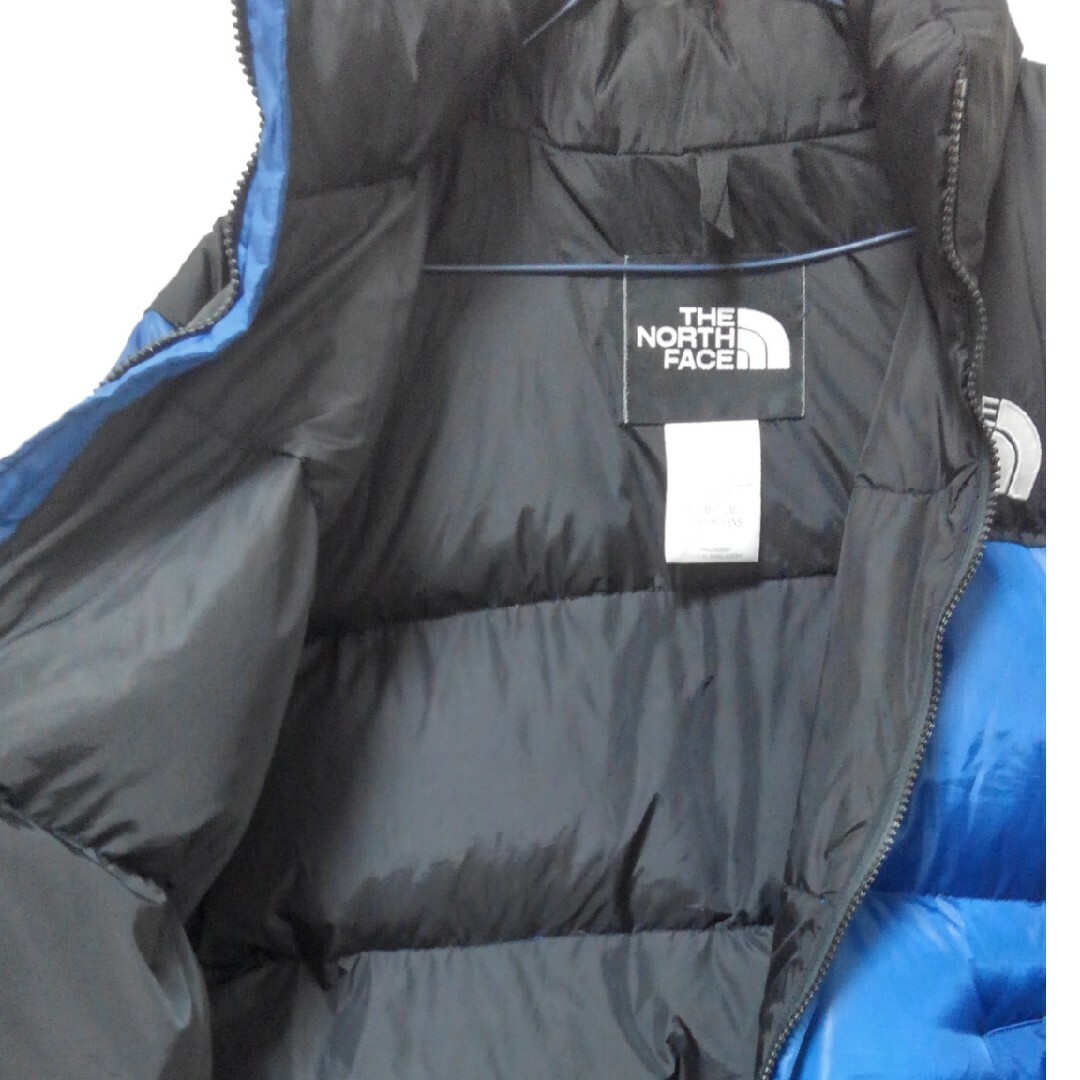 THE NORTH FACE(ザノースフェイス)のUSA規格　ノースフェイス　ヌプシダウンジャケット　ブルーM メンズのジャケット/アウター(ダウンジャケット)の商品写真