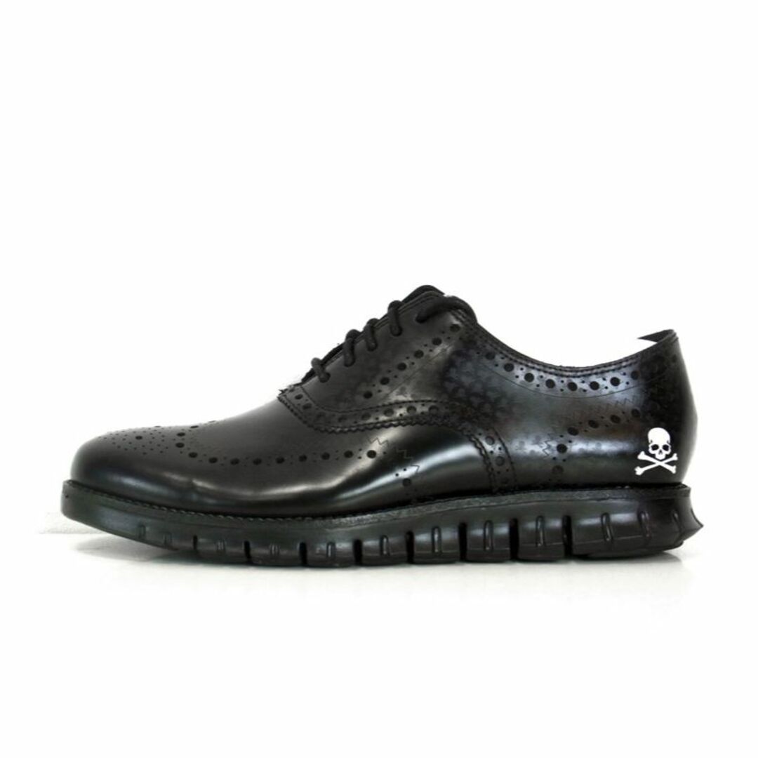 ブラックサイズマスターマインド mastermaind × コールハーン COLE HAAN ■ 【 C22081 】 ゼログランド ウィング チップ  レザー シューズ　29402