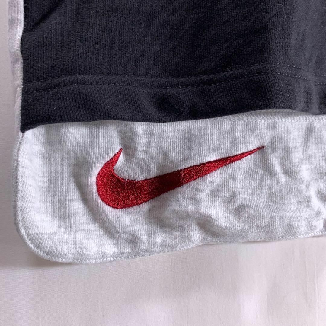 s 古着 NIKE 銀タグ 白タグ ハーフジップ スウェット 背面刺繍ロゴ