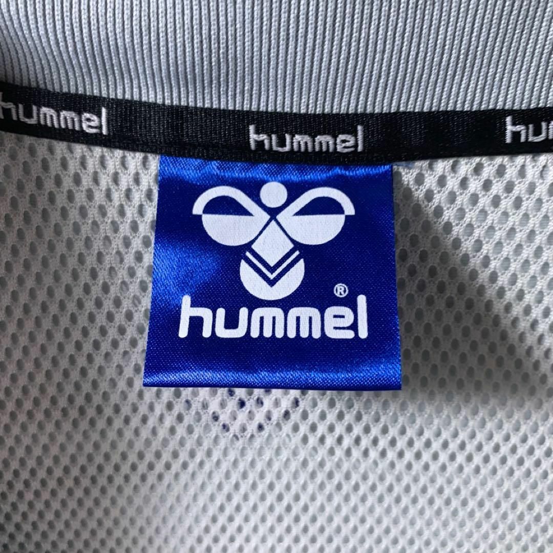 hummel(ヒュンメル)の古着 hummel トレーニング トラック ジャケット 袖ライン 刺繍ロゴ M メンズのトップス(ジャージ)の商品写真