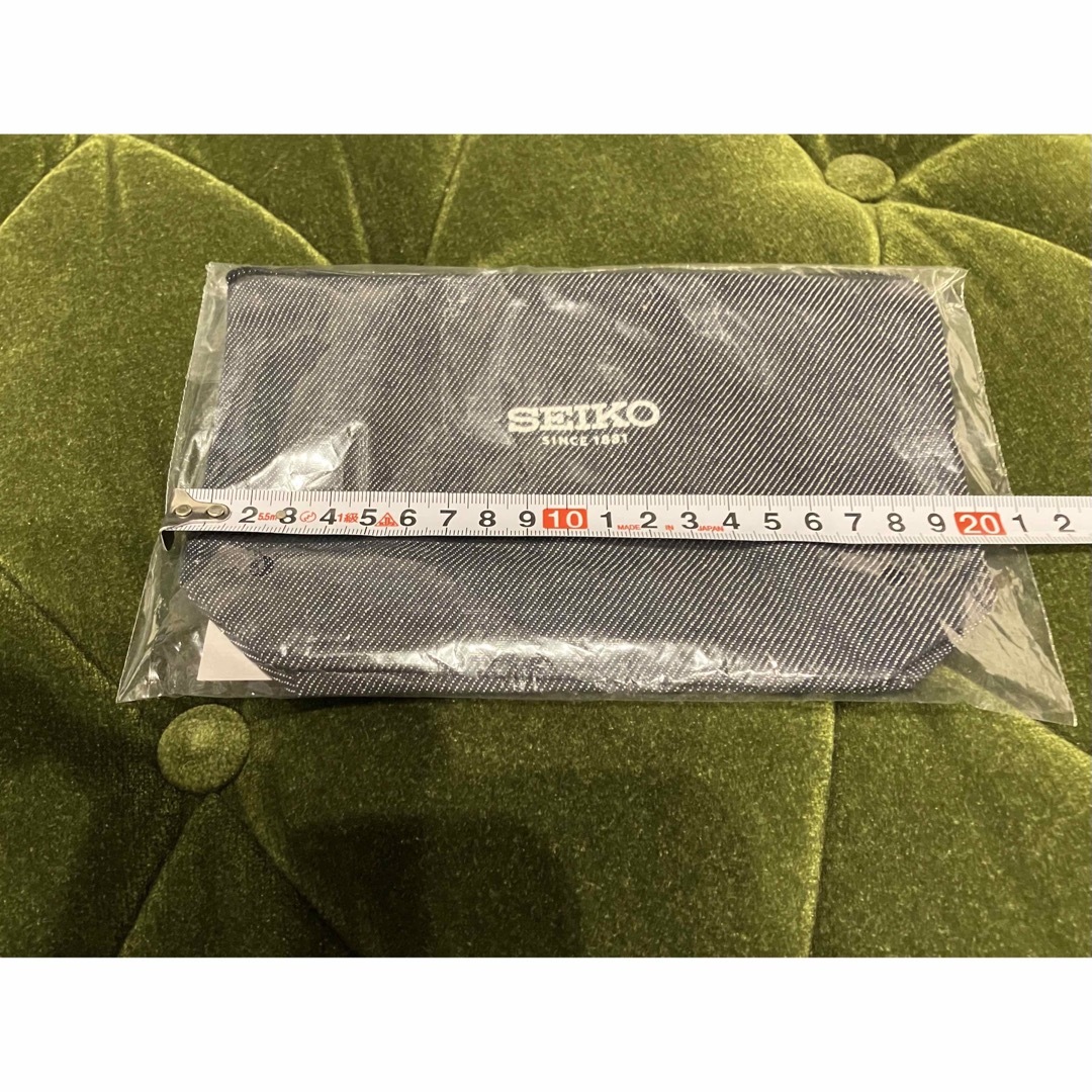 SEIKO(セイコー)のSEIKO セイコー デニムポーチ 非売品 新品未開封 メンズのバッグ(その他)の商品写真