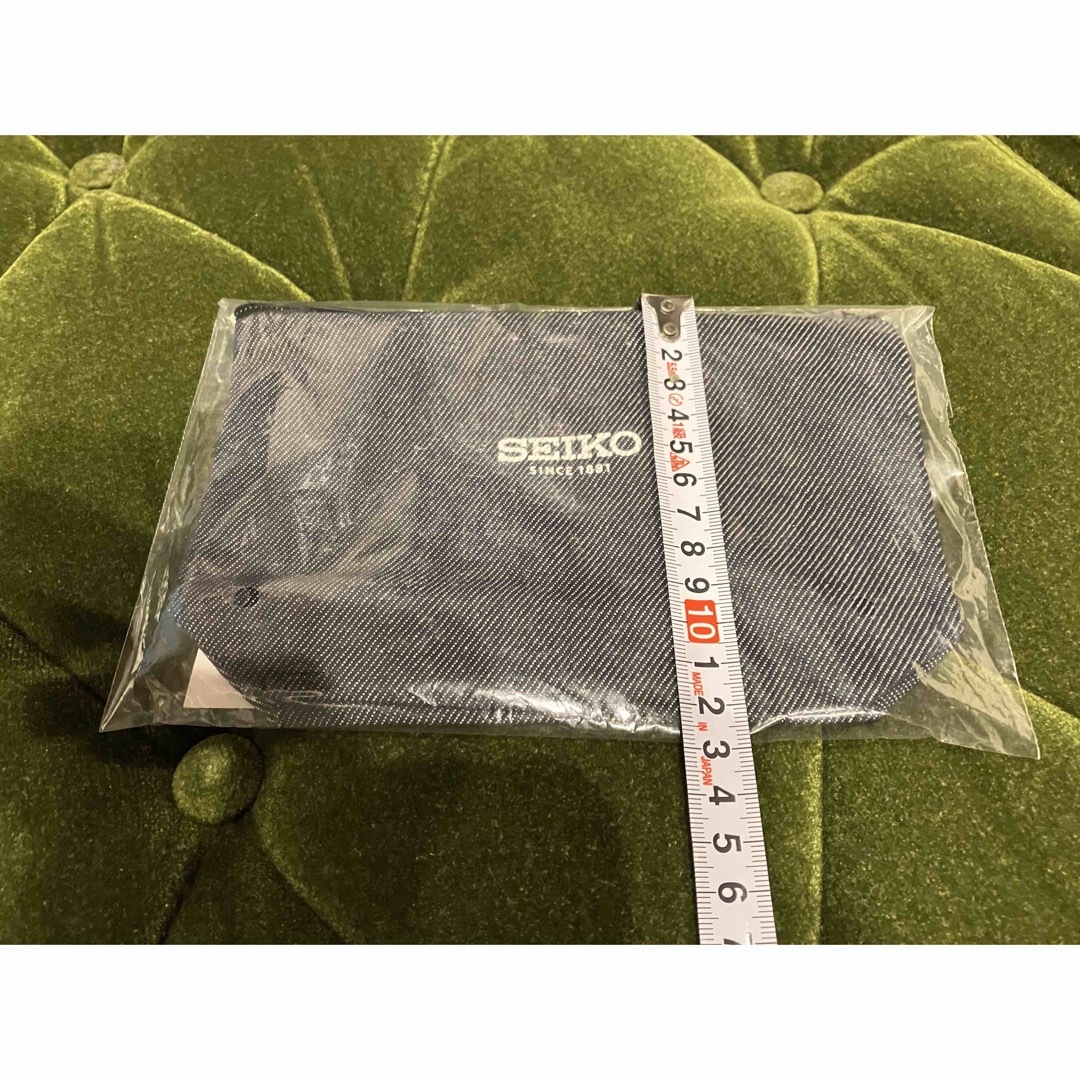 SEIKO(セイコー)のSEIKO セイコー デニムポーチ 非売品 新品未開封 メンズのバッグ(その他)の商品写真