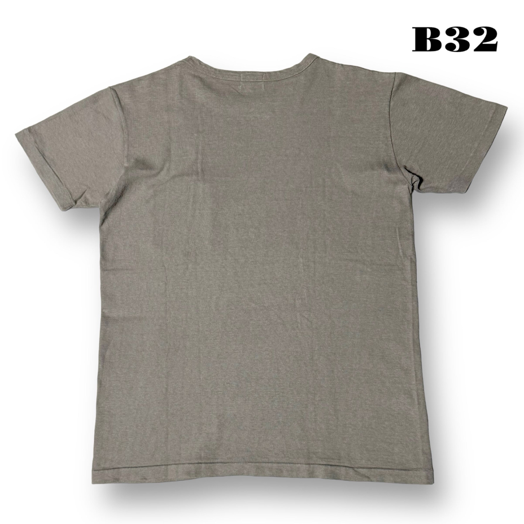 希少品！ BUTCHER PRODUCTS 半袖 Tシャツ グレー 灰色 40 メンズのトップス(Tシャツ/カットソー(半袖/袖なし))の商品写真