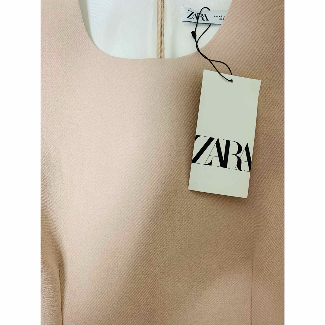 ZARA(ザラ)のZARA ボリュームデザインミニワンピース S レディースのワンピース(ミニワンピース)の商品写真