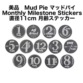 マッドパイ(Mud Pie)の美品＊Mud pie マッドパイ　マンスリーマイルストーンステッカー　月齢カード(その他)