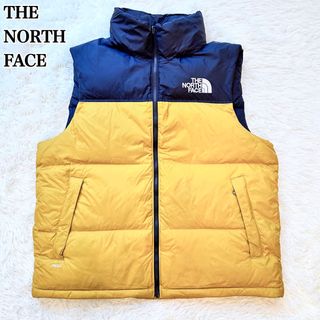 ノースフェイス(THE NORTH FACE) ダウンベスト(メンズ)（イエロー/黄色 ...