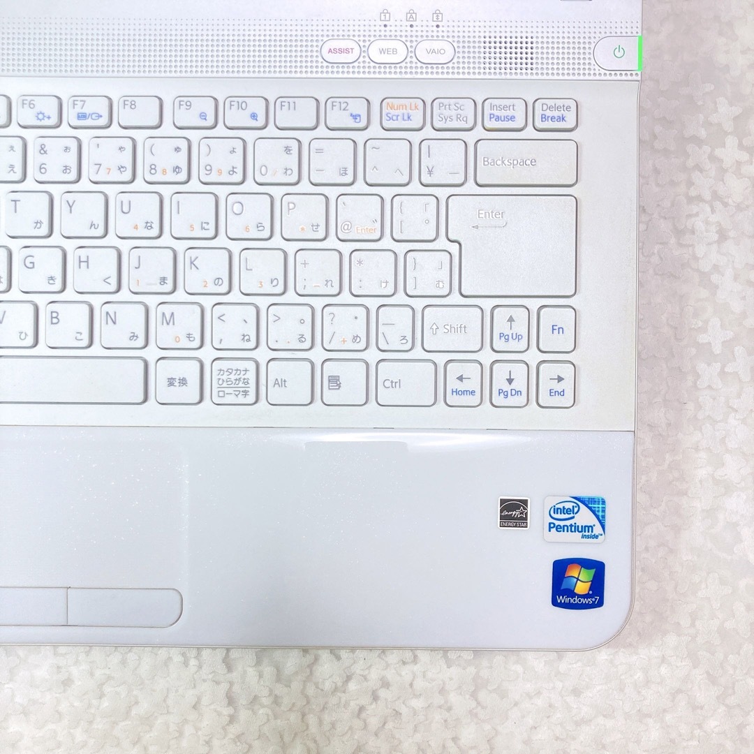 人気のVAIO❣️大容量640GB❗️カメラ✨白ノートパソコン✨事務学習に❣️