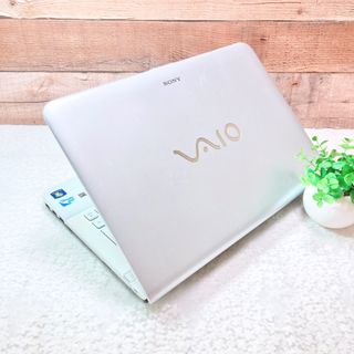 人気のVAIO❣️大容量640GB❗️カメラ✨白ノートパソコン✨事務学習に❣️