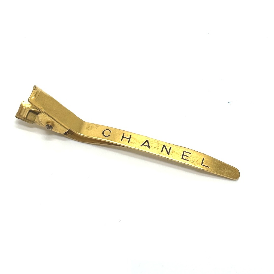 シャネル CHANEL ヘアクリップ 96A バレッタ GP ゴールド-