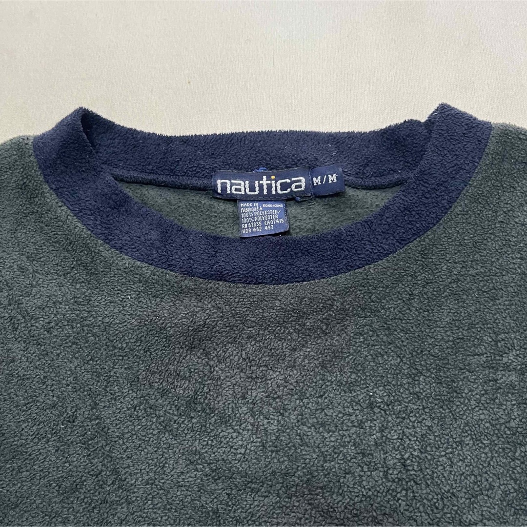 NAUTICA(ノーティカ)の【NAUTICA】ノーティカ 90s フリースカットソー センターロゴ メンズのトップス(スウェット)の商品写真