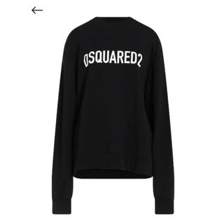 ディースクエアード(DSQUARED2)のDSQUARED2 ディースクエアード スウェット ブラック Mサイズ(トレーナー/スウェット)