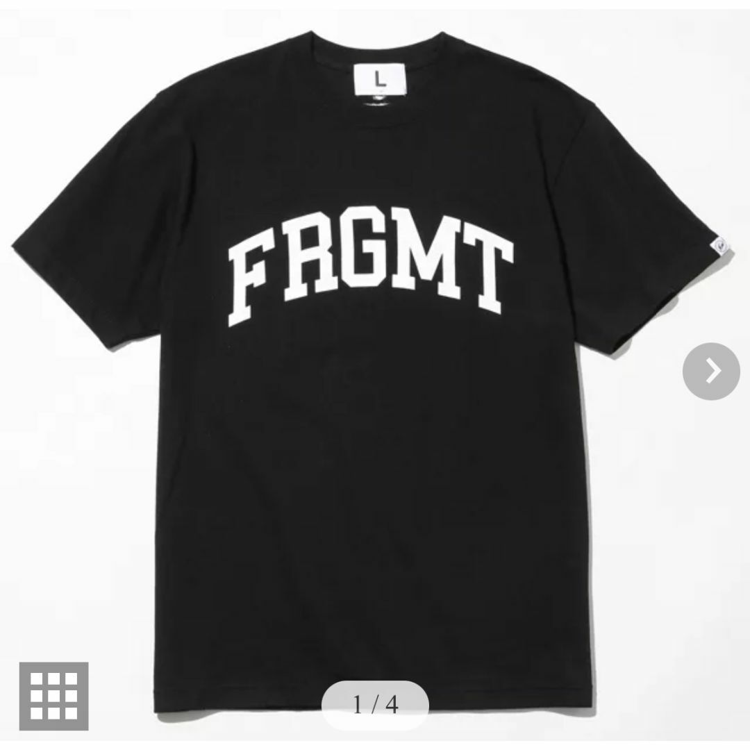 FRAGMENT(フラグメント)のFRAGMENT UNIVERSITY/ロゴTシャツ/黒/XL メンズのトップス(Tシャツ/カットソー(半袖/袖なし))の商品写真