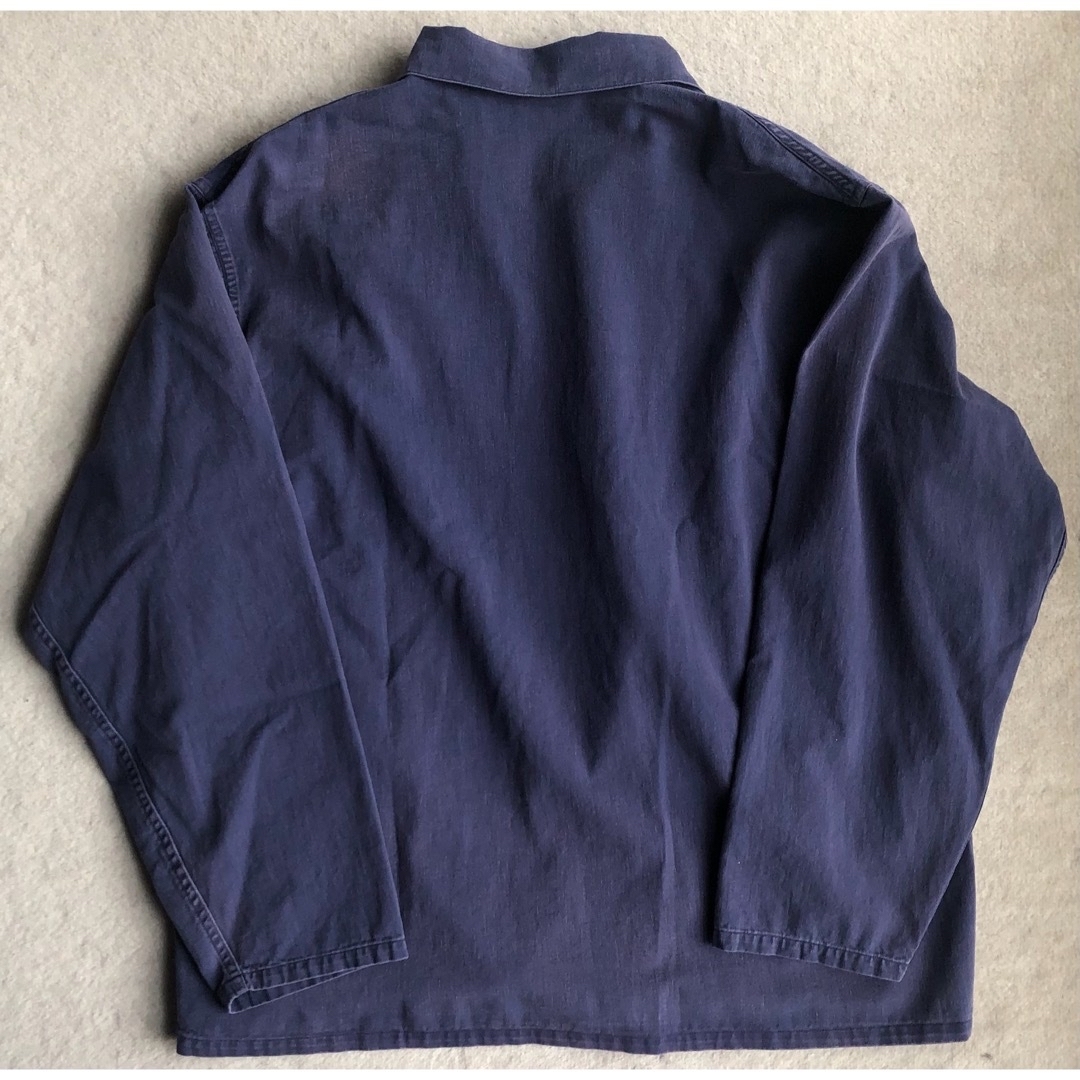 COMOLI 23SS コットンドリルワークジャケット FADE BLUE 2