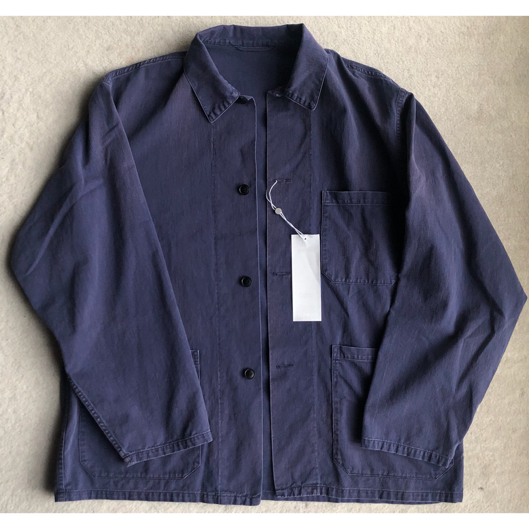 COMOLI 23SS コットンドリルワークジャケット FADE BLUE 2