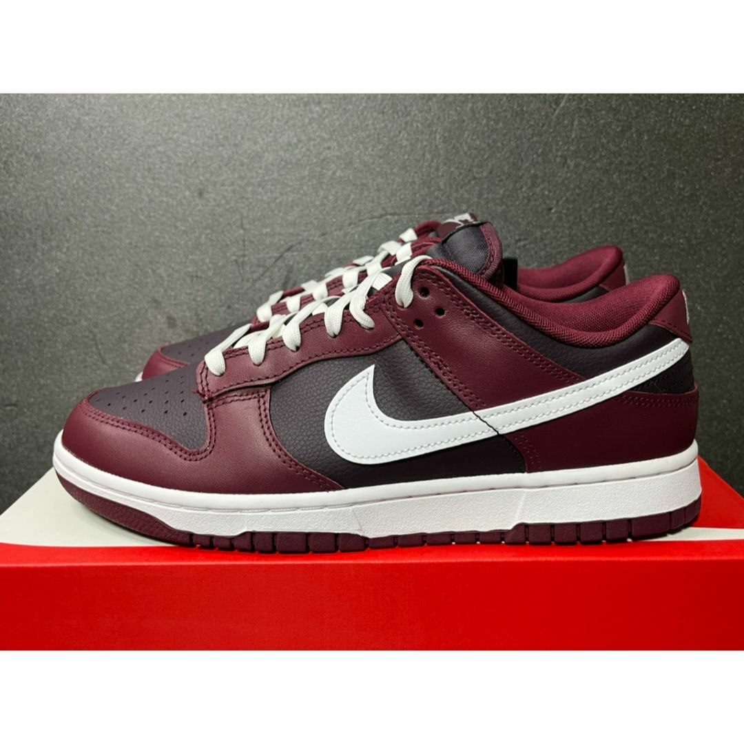 新品27cm NIKE DUNK LOW RETRO バーガンディアッシュ - スニーカー