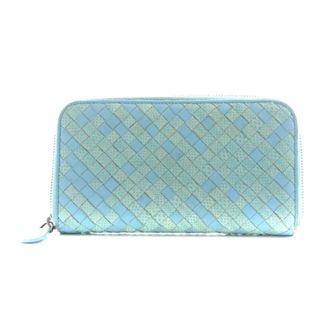 ボッテガ(Bottega Veneta) 財布(レディース)(ブルー・ネイビー/青色系
