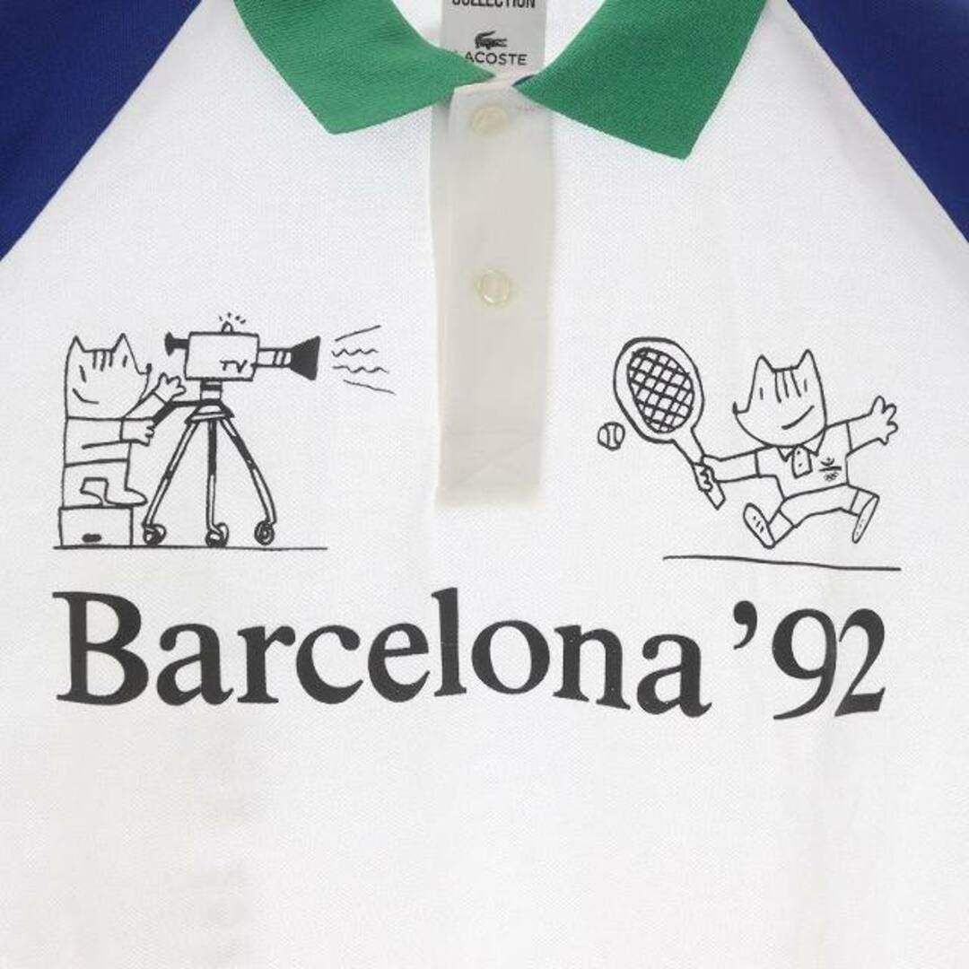 LACOSTE 1992バルセロナオリンピックヘリテージ ポロシャツ XS