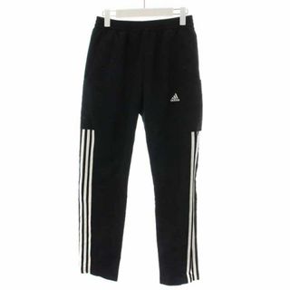 アディダス(adidas)のadidas ストレッチクロスパンツ イージーパンツ スリーライン ロゴ M 黒(スラックス)