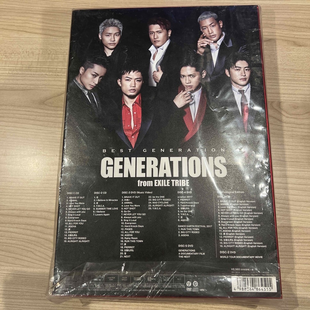 BEST GENERATION（数量限定生産盤/DVD4枚付）