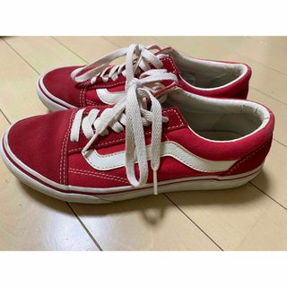 VANS 赤　39 24.5センチ