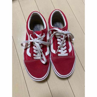 VANS 赤　39 24.5センチ