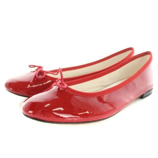 【美品】repetto レペット 24.5 ブリジット エナメル バレエ 赤