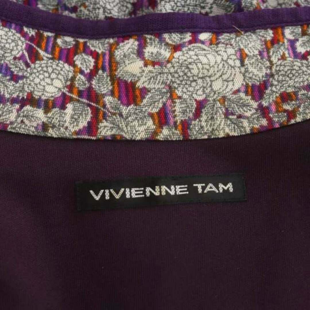VIVIENNE TAM - ヴィヴィアンタム 花柄 ワンピース パワーネット