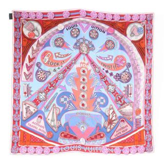 ヴィトン(LOUIS VUITTON) スカーフ(ブルー・ネイビー/青色系)の通販