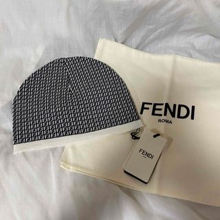 フェンディ(FENDI)の新品 本物 正規品 FENDI フェンディ メンズ ニット帽 ウール100%(ニット帽/ビーニー)