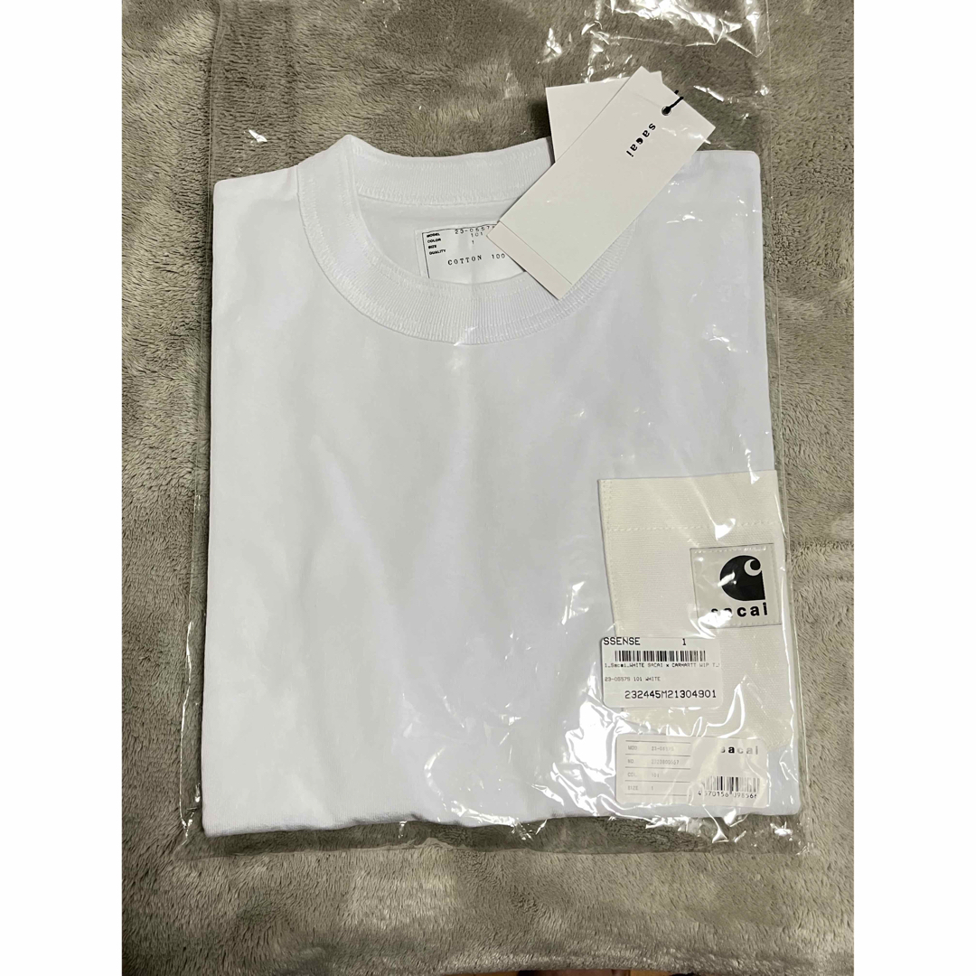 【新品】sacai Carhartt サカイ　カーハート　Tシャツ　白　1 S