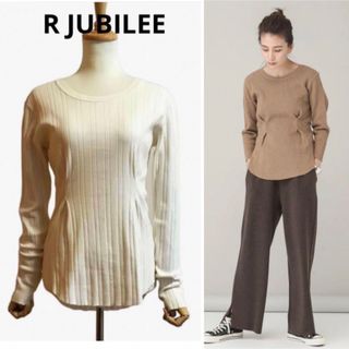 アールジュビリー(R JUBILEE)のR JUBILEE リブ タック ロングスリーブ カットソー(カットソー(長袖/七分))