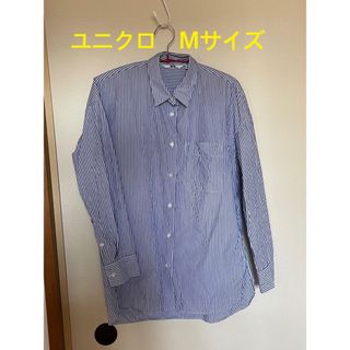 ユニクロ(UNIQLO)の【ユニクロ】ストライプシャツ　Ｍサイズ(シャツ/ブラウス(長袖/七分))