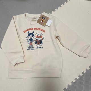 アンパンマン(アンパンマン)のタグ付　100  アンパンマントレーナー(Tシャツ/カットソー)