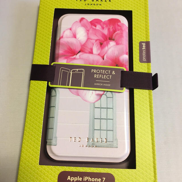 春夏新作☆TED BAKER iPhone6/7ケース ミラー付き 手帳型