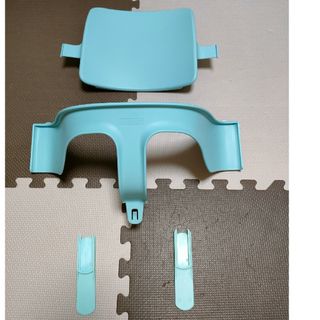 ストッケ(Stokke)のSTOKKE　トリップトラップ　ベビーセット★アクアブルー(その他)