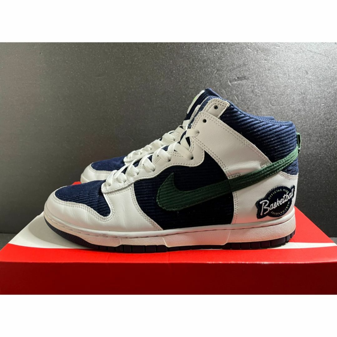 Nike Dunk High EMB "College Navy" 28cm