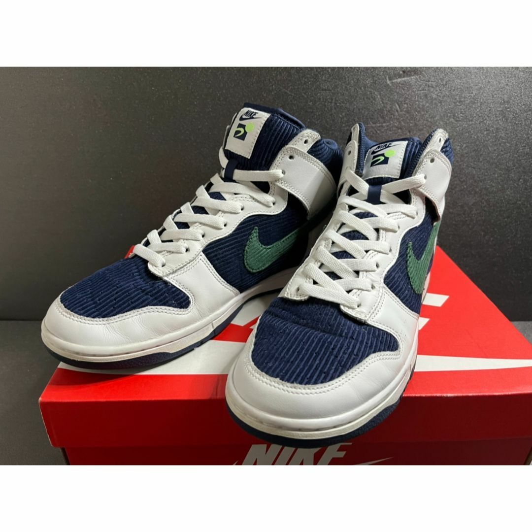 Nike Dunk High EMB "College Navy" 28cm