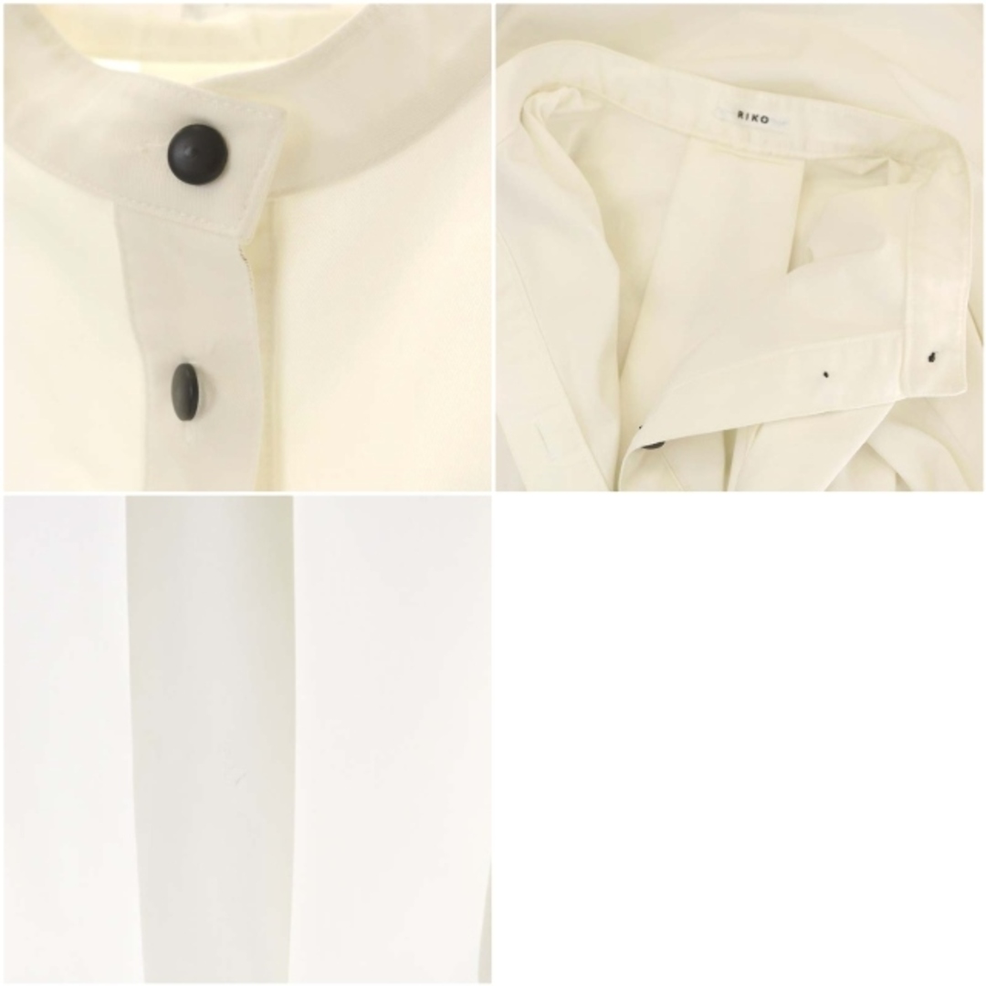 other(アザー)のリコ Lantern sleeve jacket shirt ノーカラー F 白 レディースのジャケット/アウター(その他)の商品写真