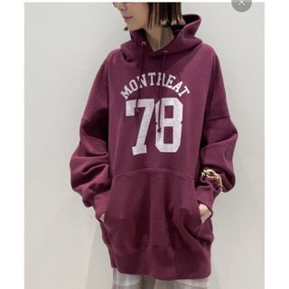 アパルトモンドゥーズィエムクラス(L'Appartement DEUXIEME CLASSE)のAMERICANA /アメリカーナ　College Logo Hoodie 美品(パーカー)