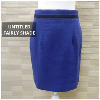 アンタイトル(UNTITLED)のUNTITLED/FAIRLY SHADE　スカート　ウールスカート(ひざ丈スカート)