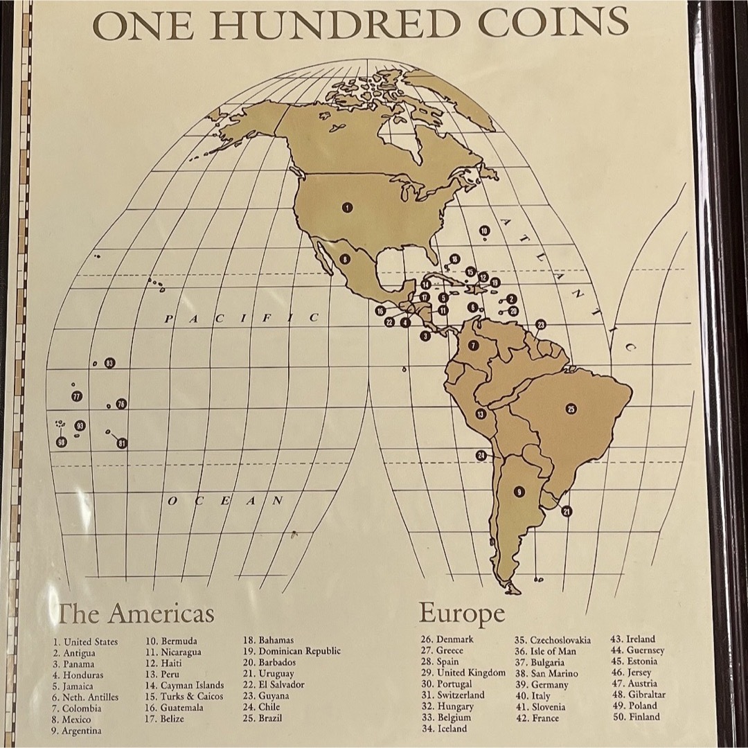 COINS OF 100 NATIONS 世界100ケ国　コインセット