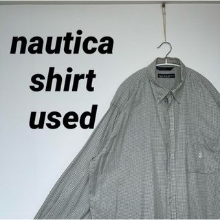 ノーティカ(NAUTICA)のnautica チェックシャツ 長袖 古着 ノーティカ オーバーサイズ(シャツ)