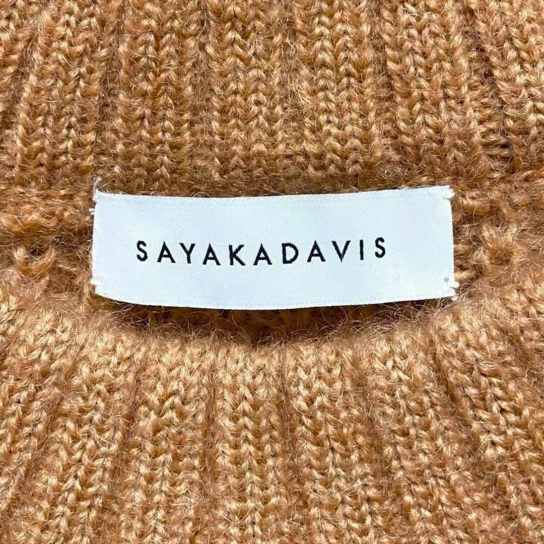 SAYAKA DAVIS サヤカディヴィス モヘヤローゲージニットモヘヤニット