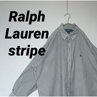 Ralph Lauren - 古着 90s POLO Ralph Lauren コットン クルーネック 白