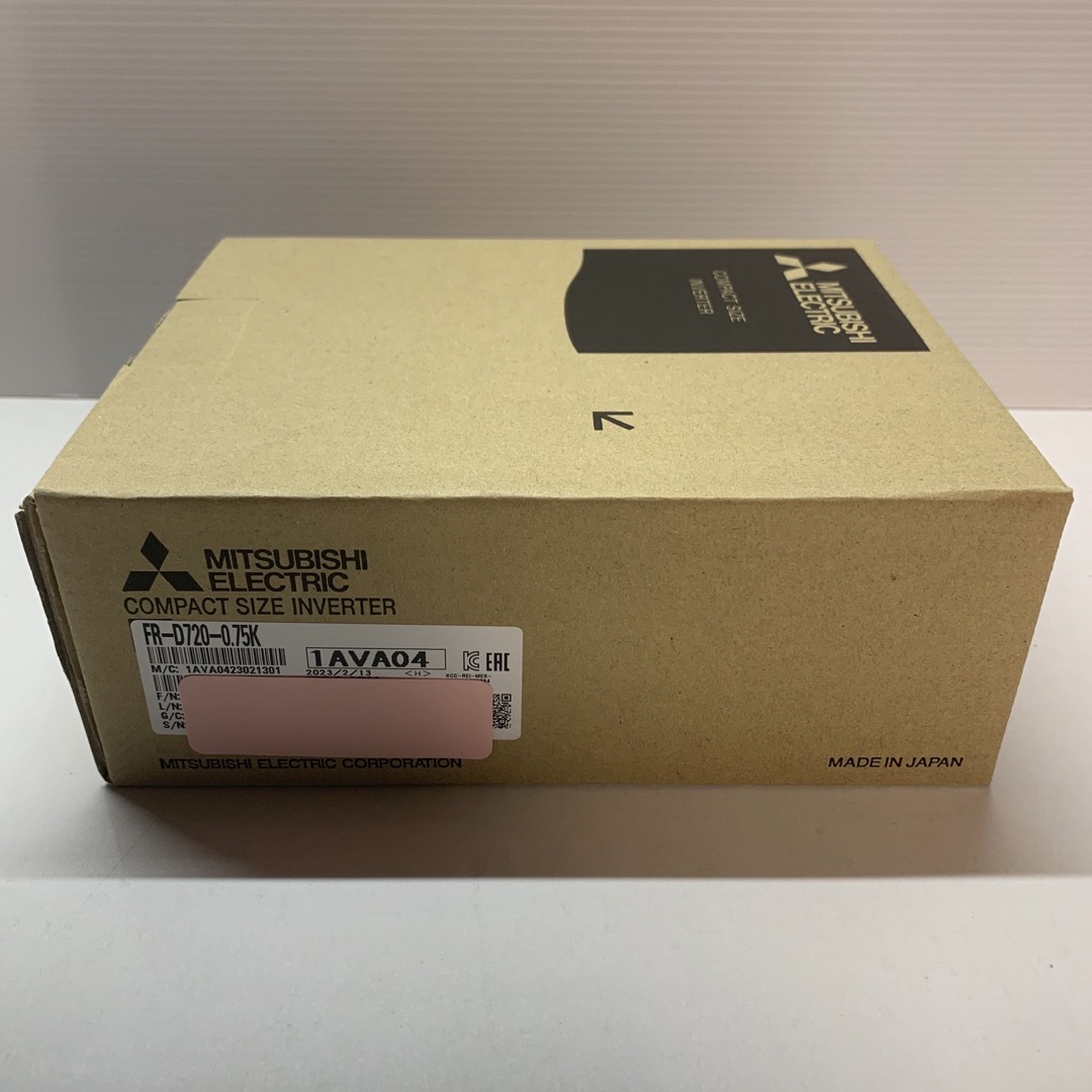 売上割引 新品未開封 三菱電機 FR-D720-0.75K 1台 インバータ