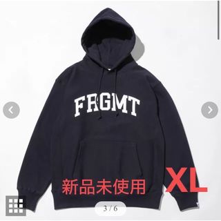 sacai x fragment Hoodie BLACK
