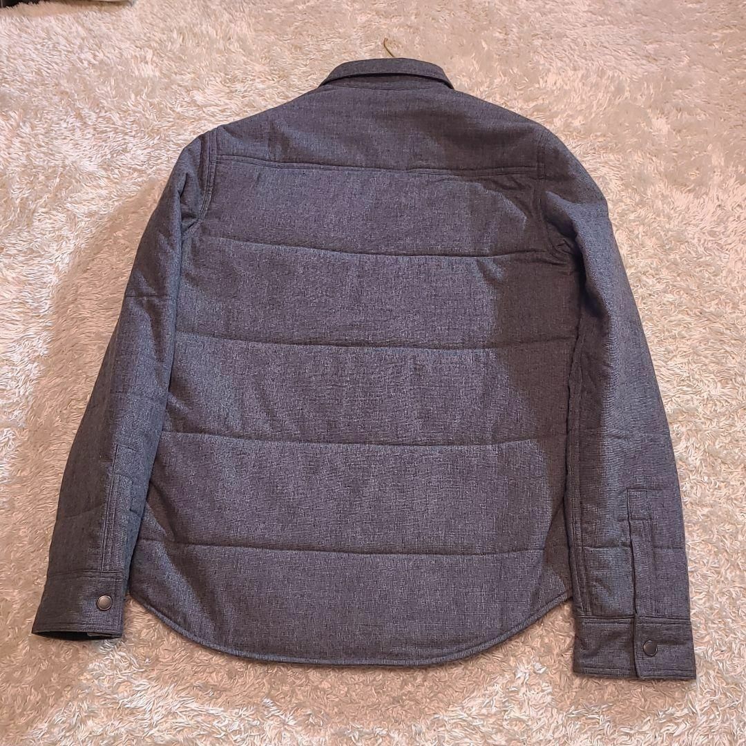 セオリー 中綿 ウール シャツジャケット M相当 グレー スナップボタン 極美品