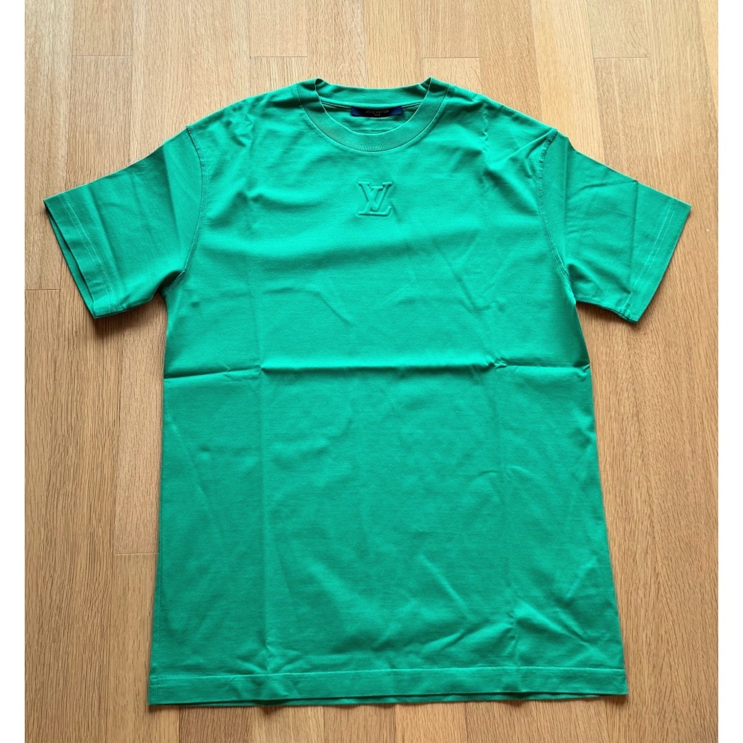 ルイヴィトン ヴィトン Tシャツ 緑 グリーン ロゴ